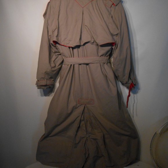 j.gallery  trench coat M - Picture 3 of 3